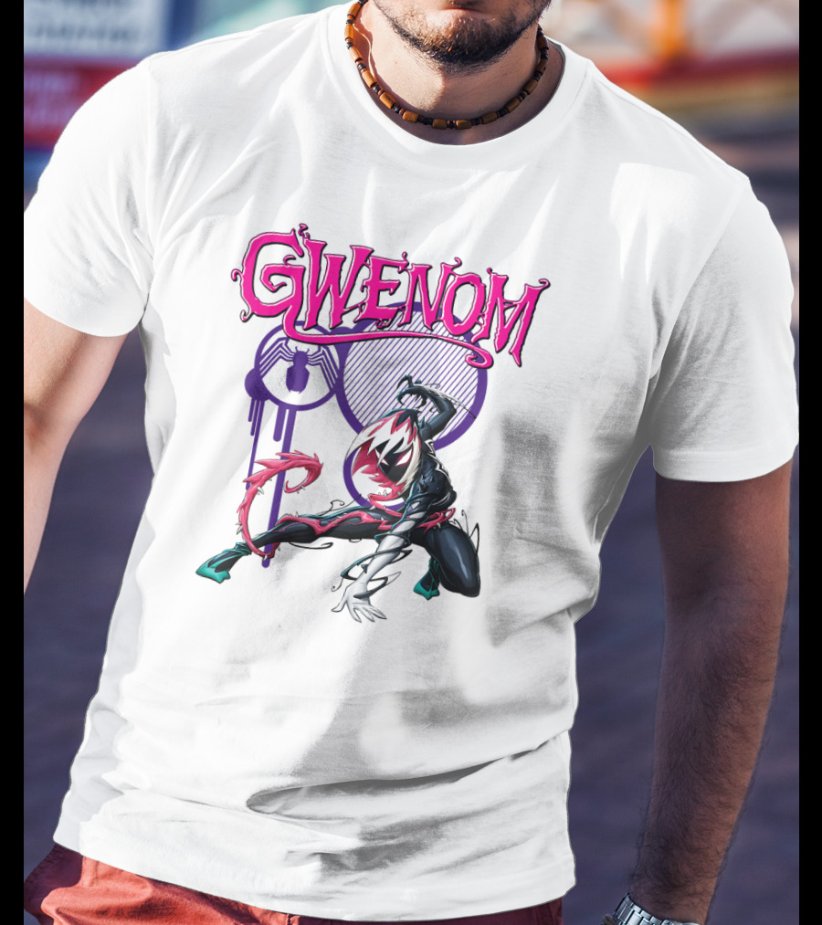 Marvel Spider-Man Maximum Venom Gwenom Dynamic Pose T-Shirt