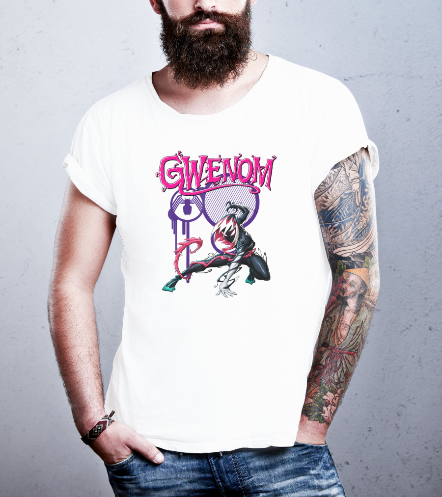 Marvel Spider-Man Maximum Venom Gwenom Dynamic Pose T-Shirt
