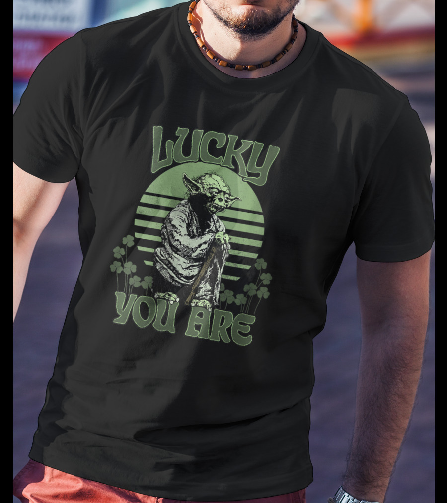 Star Wars Yoda Lucky You Are St. Patrick's Day T-Shirt