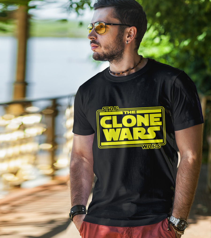 Star Wars The Clone Wars Yellow T-Shirt