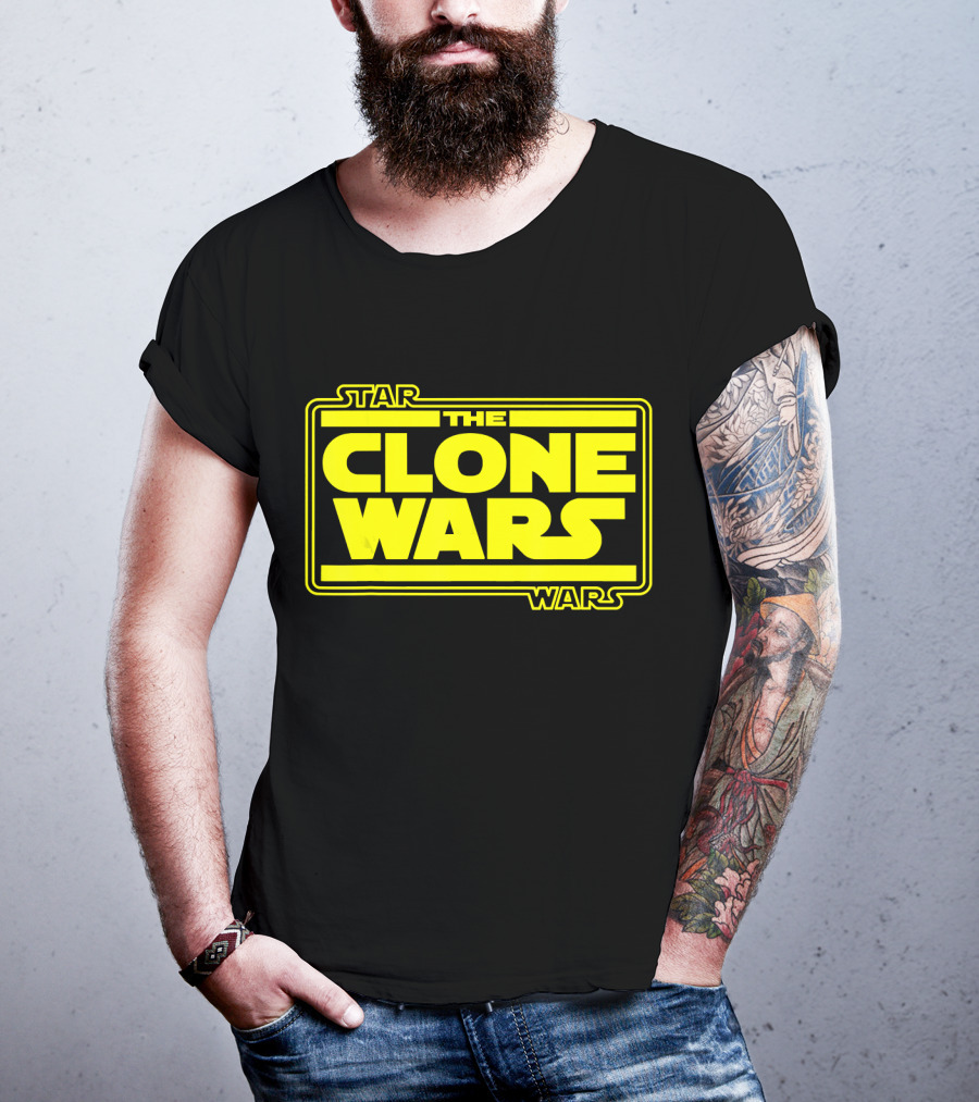 Star Wars The Clone Wars Yellow T-Shirt