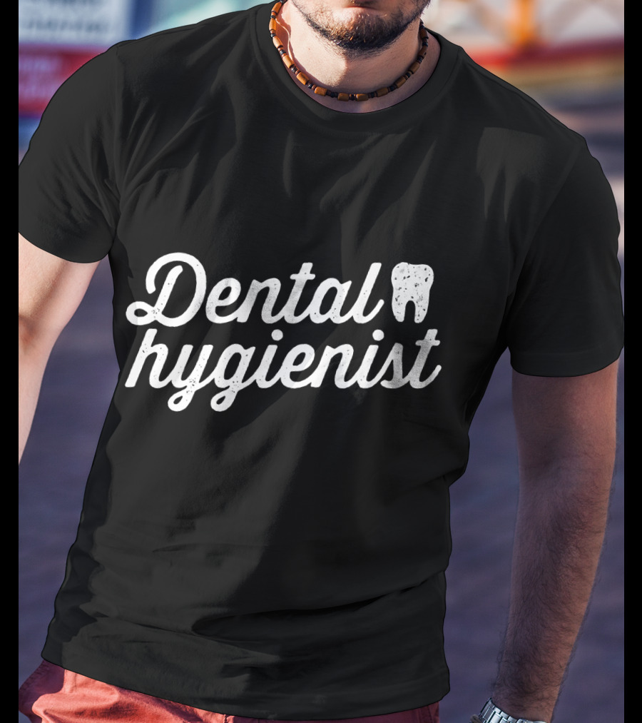 Dental Hygienist RDH Distressed Tooth Graphic Graduation T-Shirt