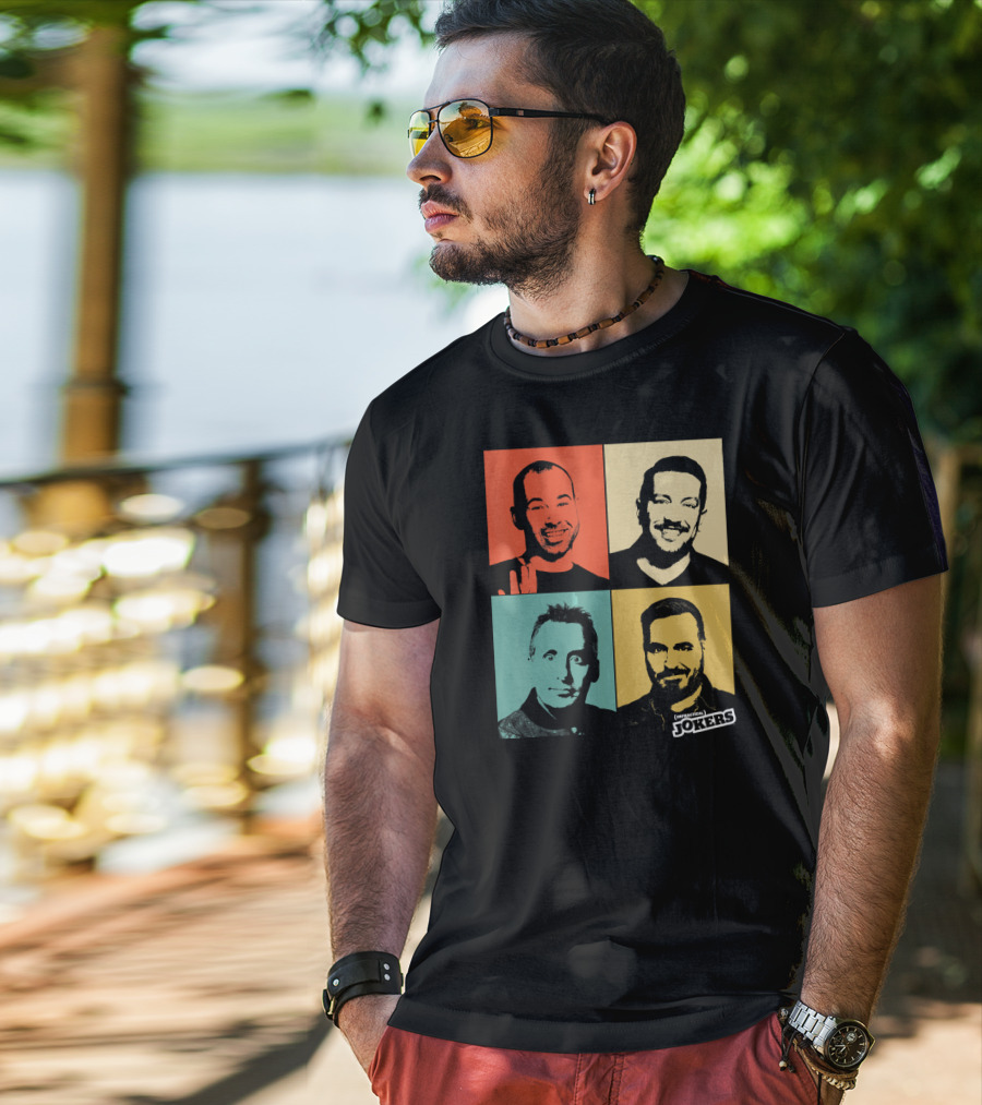 Impractical Jokers Colorful Pop Art Style Portraits T-Shirt