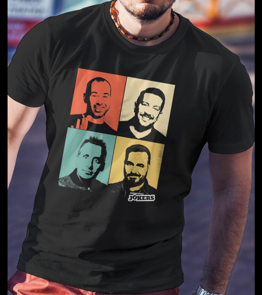 Impractical Jokers Colorful Pop Art Style Portraits T-Shirt