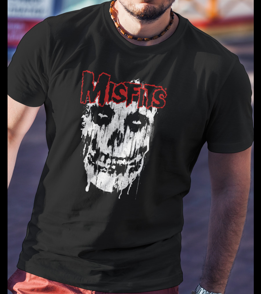 Misfits Crimson Ghost Skull Splatter T-Shirt