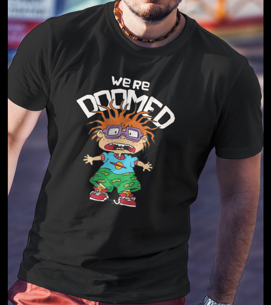 Rugrats Chuckie We're Doomed Retro Nickelodeon Animation T-Shirt