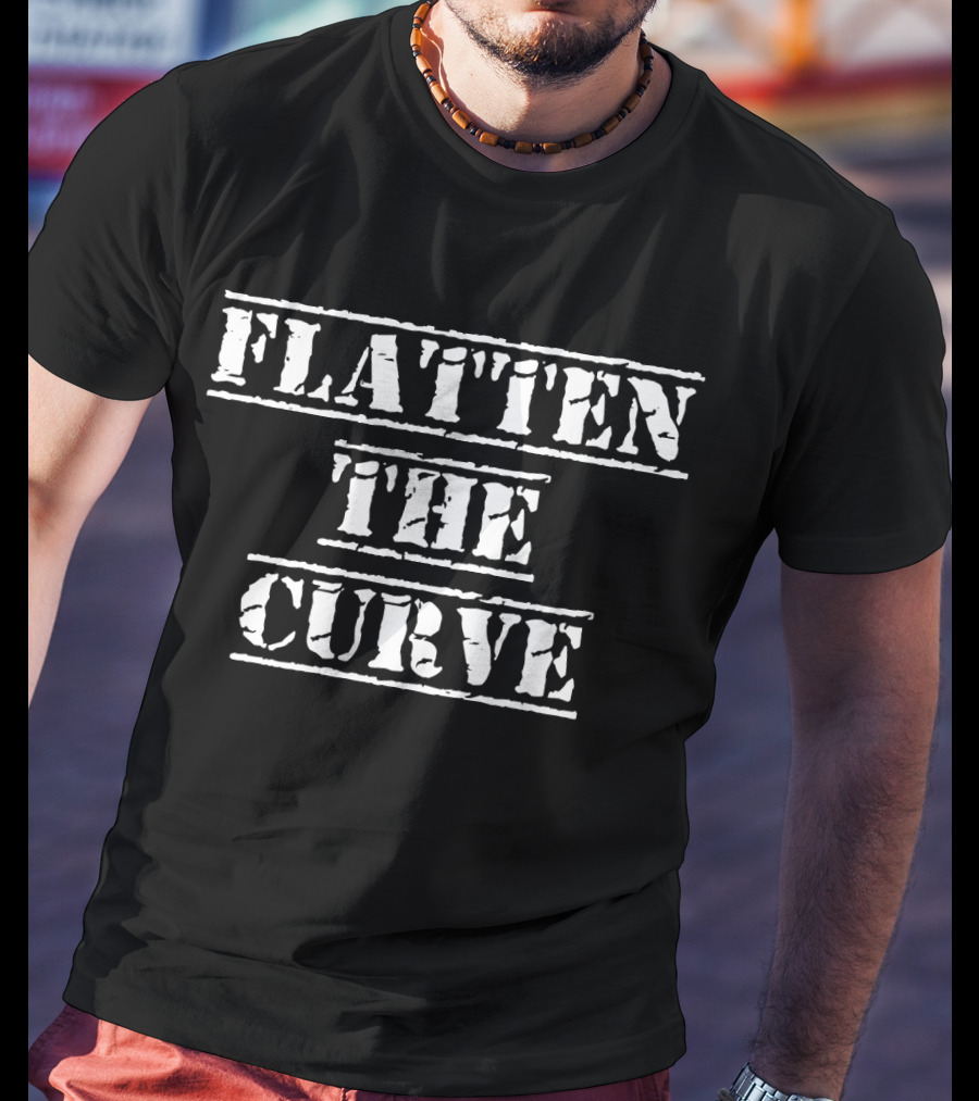 Flatten The Curve Health System Flu Support T-Shirt