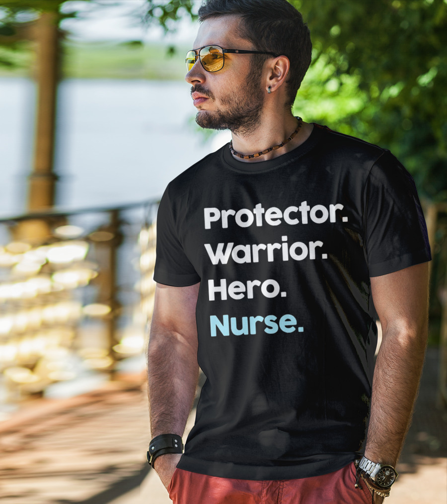 Protector Warrior Hero Nurse Classic Ladies T-Shirt