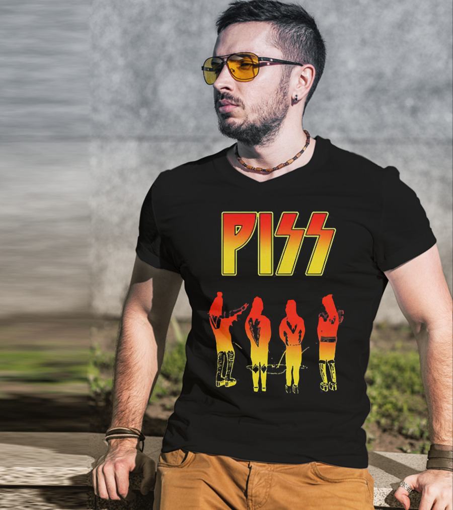 Piss Band Parody Silhouette Boys T-Shirt