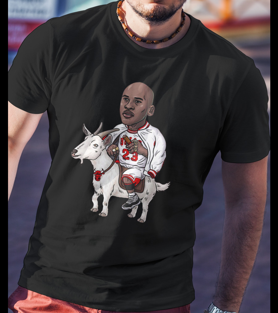 GOAT Jordan Riding 23 Iconic Basketball Legend T-Shirt