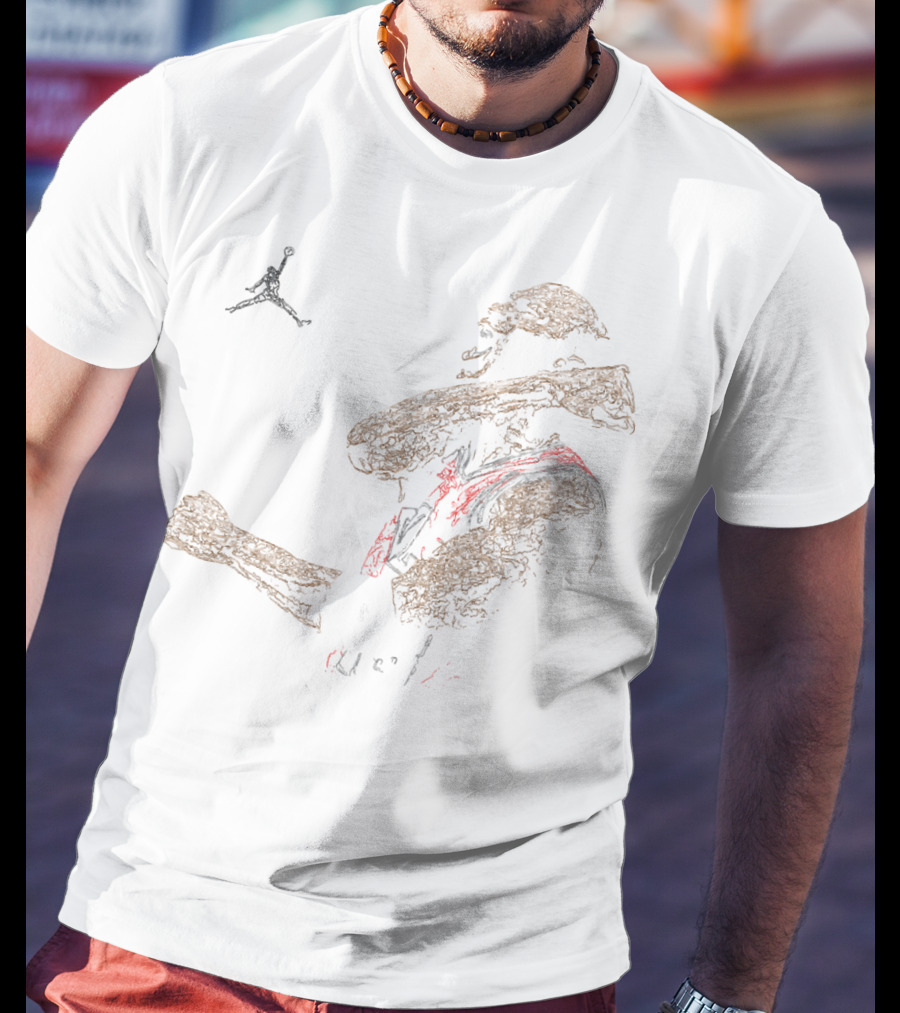 Michael Jordan Jumpman Neon Outline T-Shirt