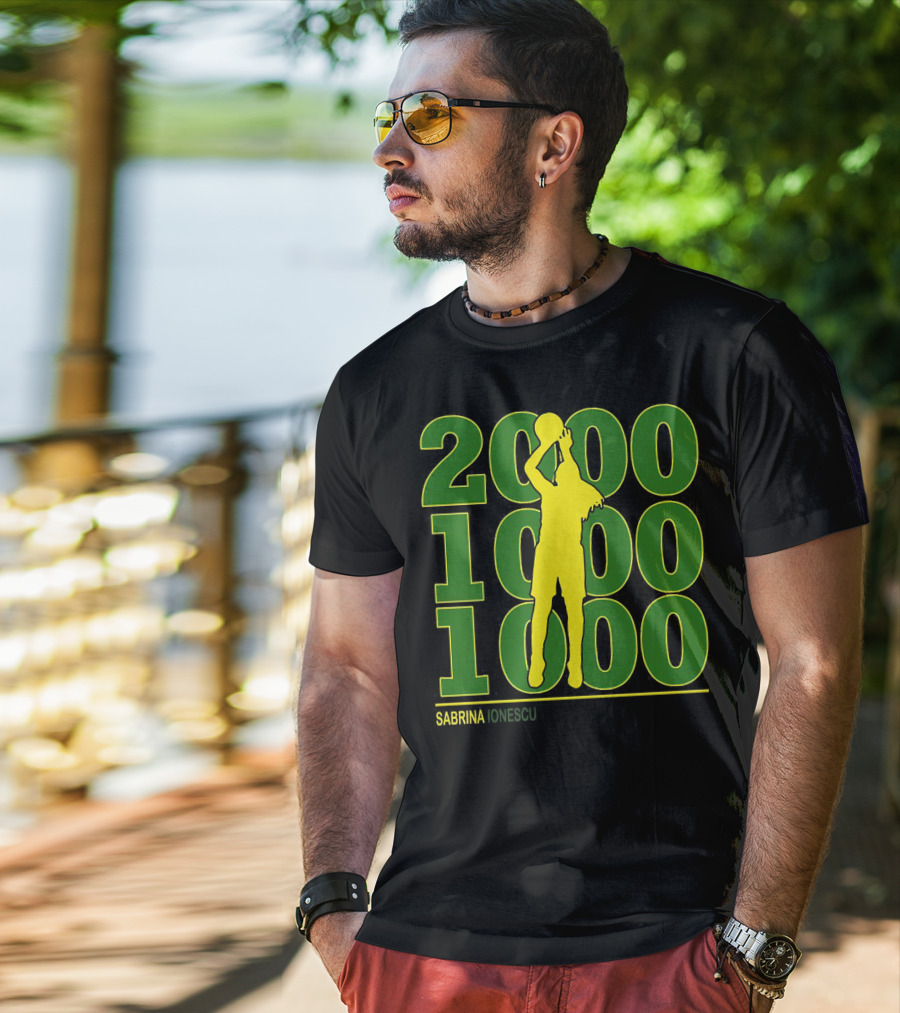 Sabrina Ionescu 2000 1000 1000 T-Shirt