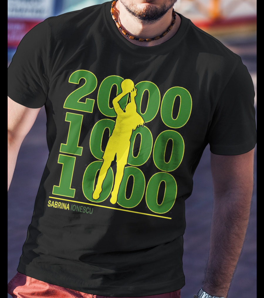 Sabrina Ionescu 2000 1000 1000 T-Shirt