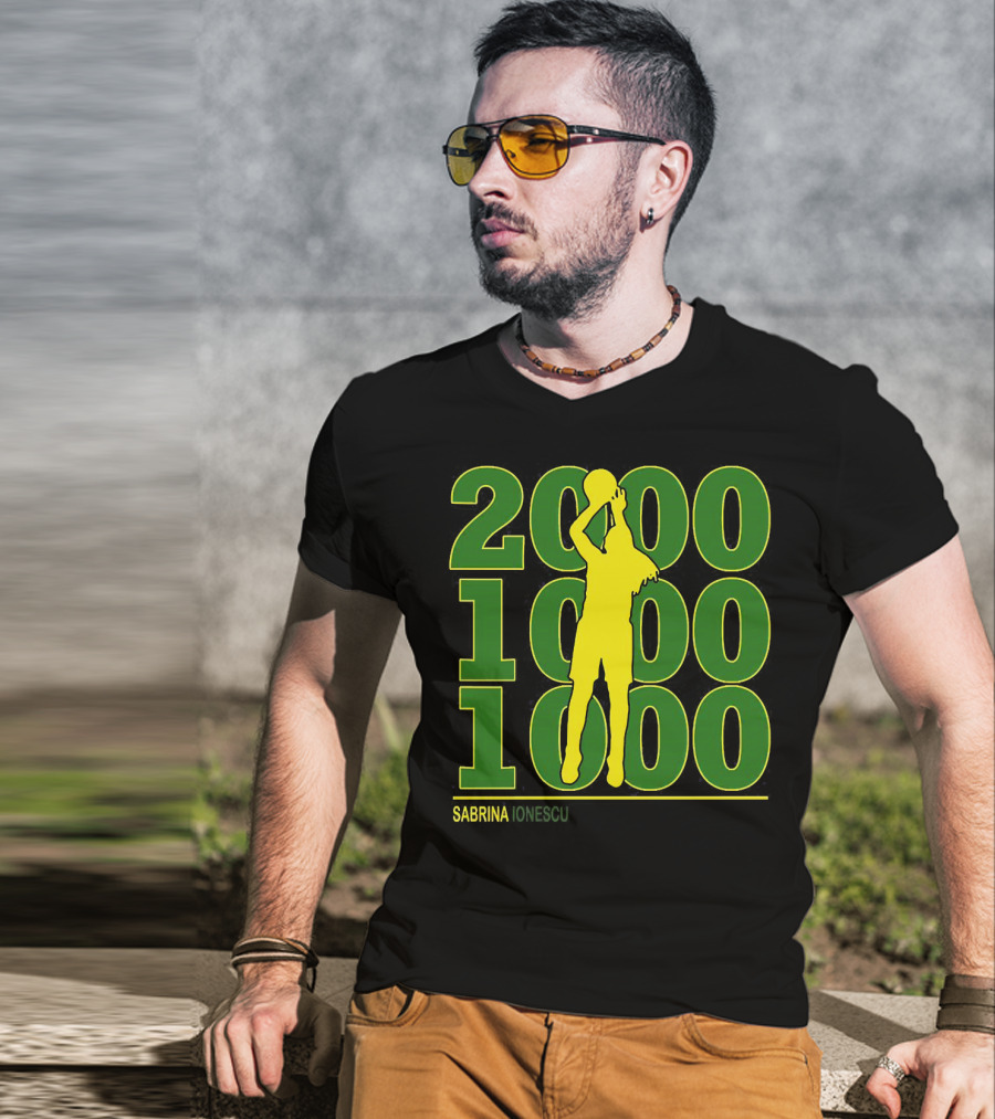 Sabrina Ionescu 2000 1000 1000 T-Shirt