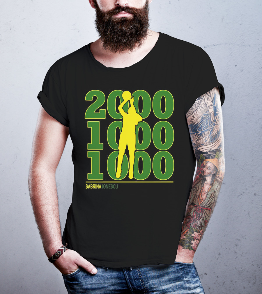 Sabrina Ionescu 2000 1000 1000 T-Shirt