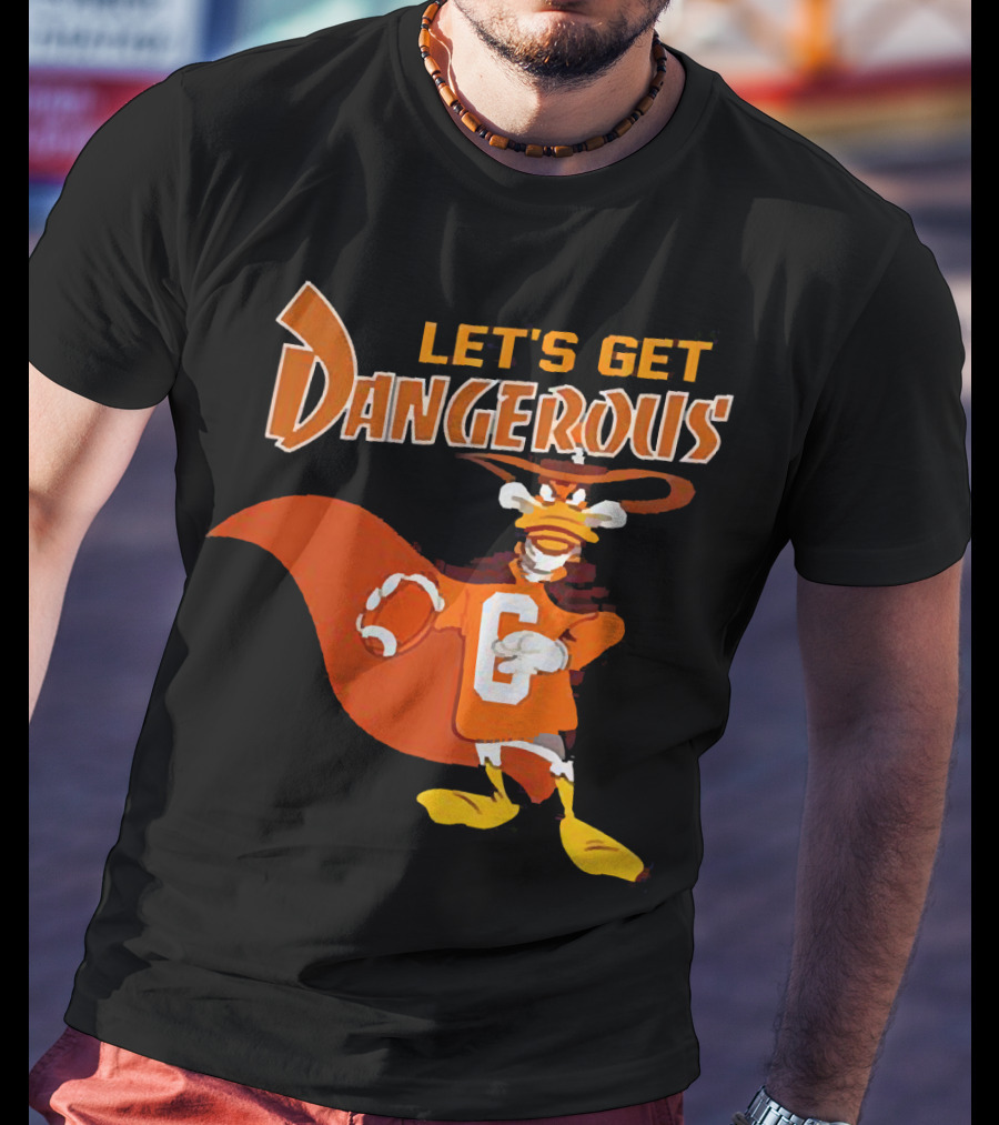 Darkwing Duck Let's Get Dangerous Football T-Shirt