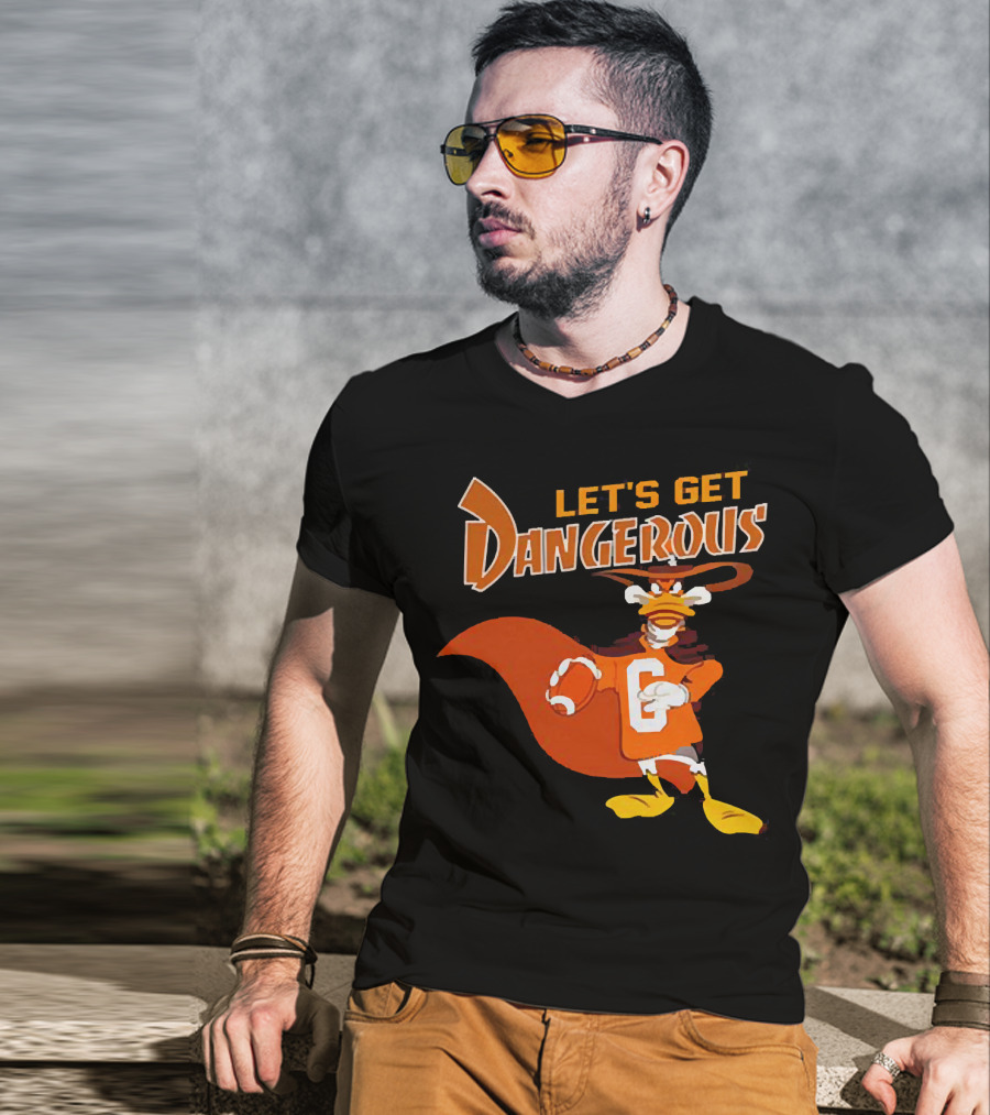 Darkwing Duck Let's Get Dangerous Football T-Shirt
