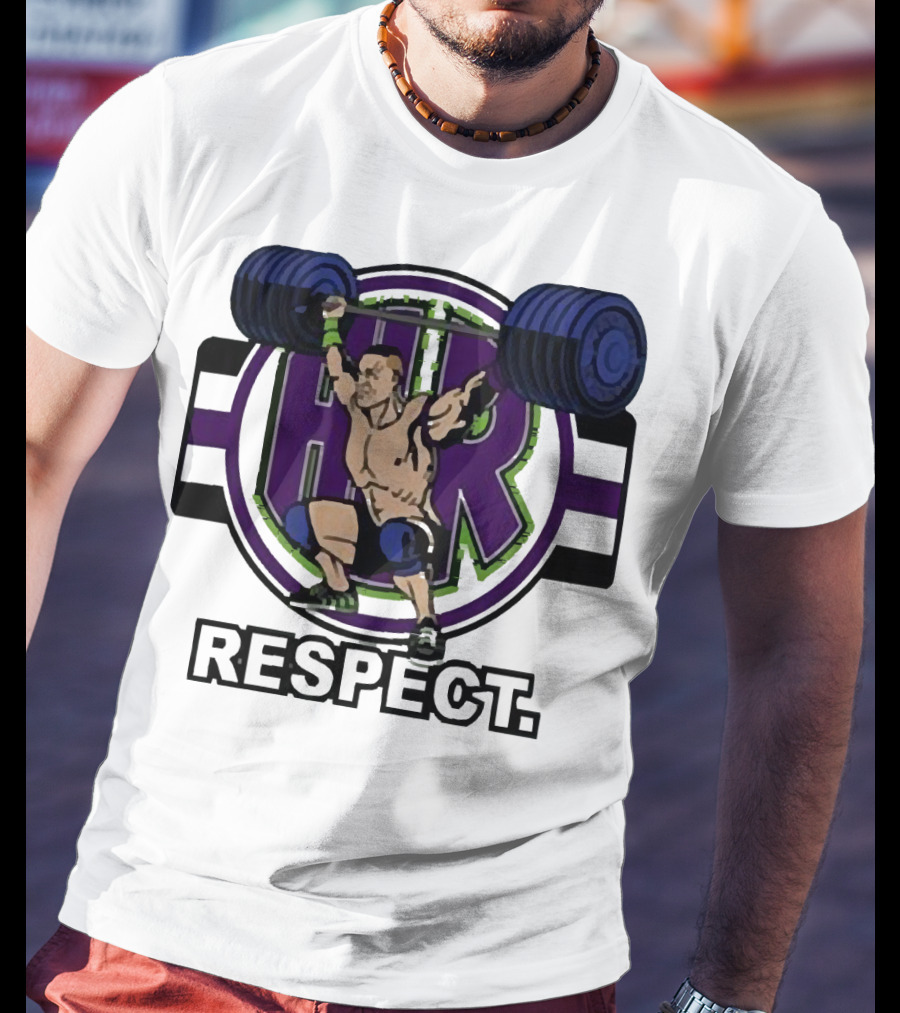 John Cena Cenation HR Respect Weightlifting Champion T-Shirt