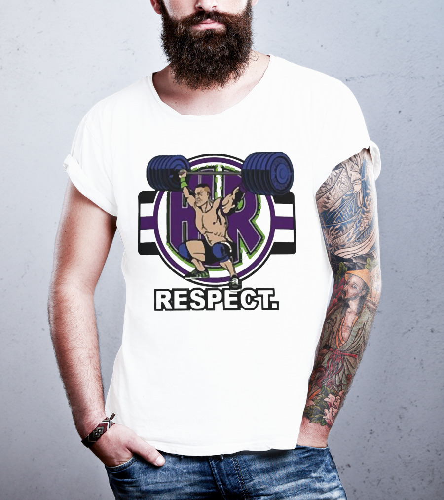John Cena Cenation HR Respect Weightlifting Champion T-Shirt