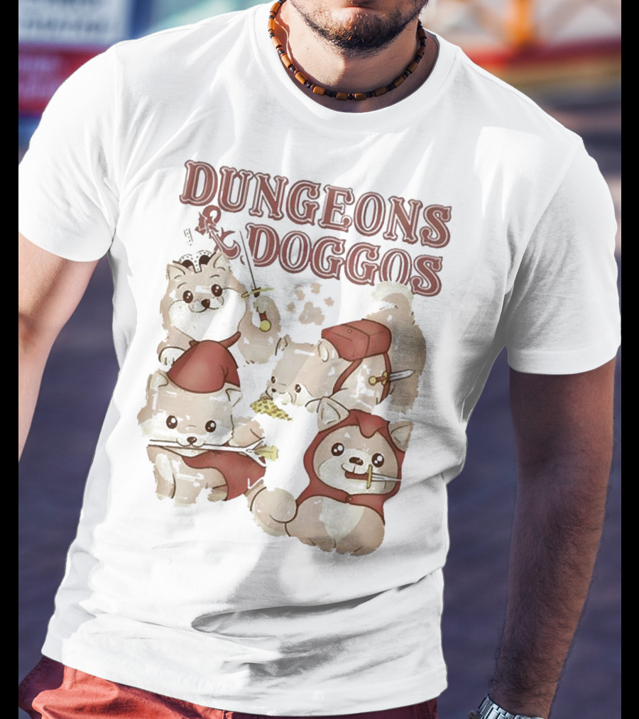 Dungeons And Doggos Adventure Pups T-Shirt