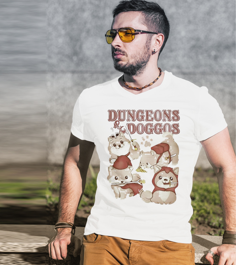 Dungeons And Doggos Adventure Pups T-Shirt