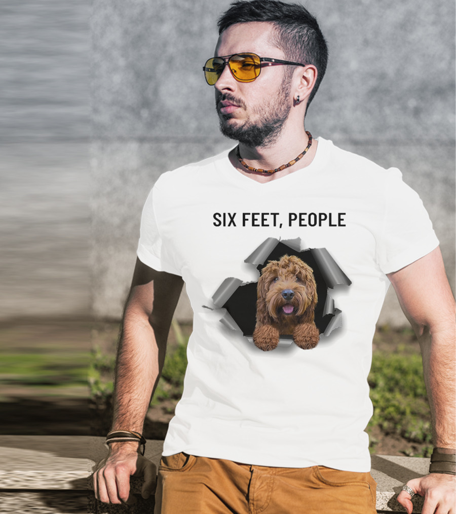 Six Feet People Cockapoo Torn Ripper T-Shirt