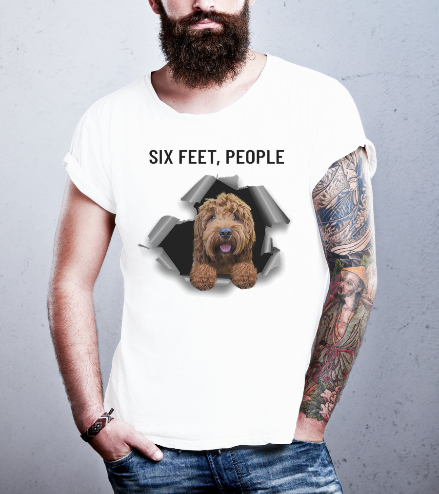 Six Feet People Cockapoo Torn Ripper T-Shirt