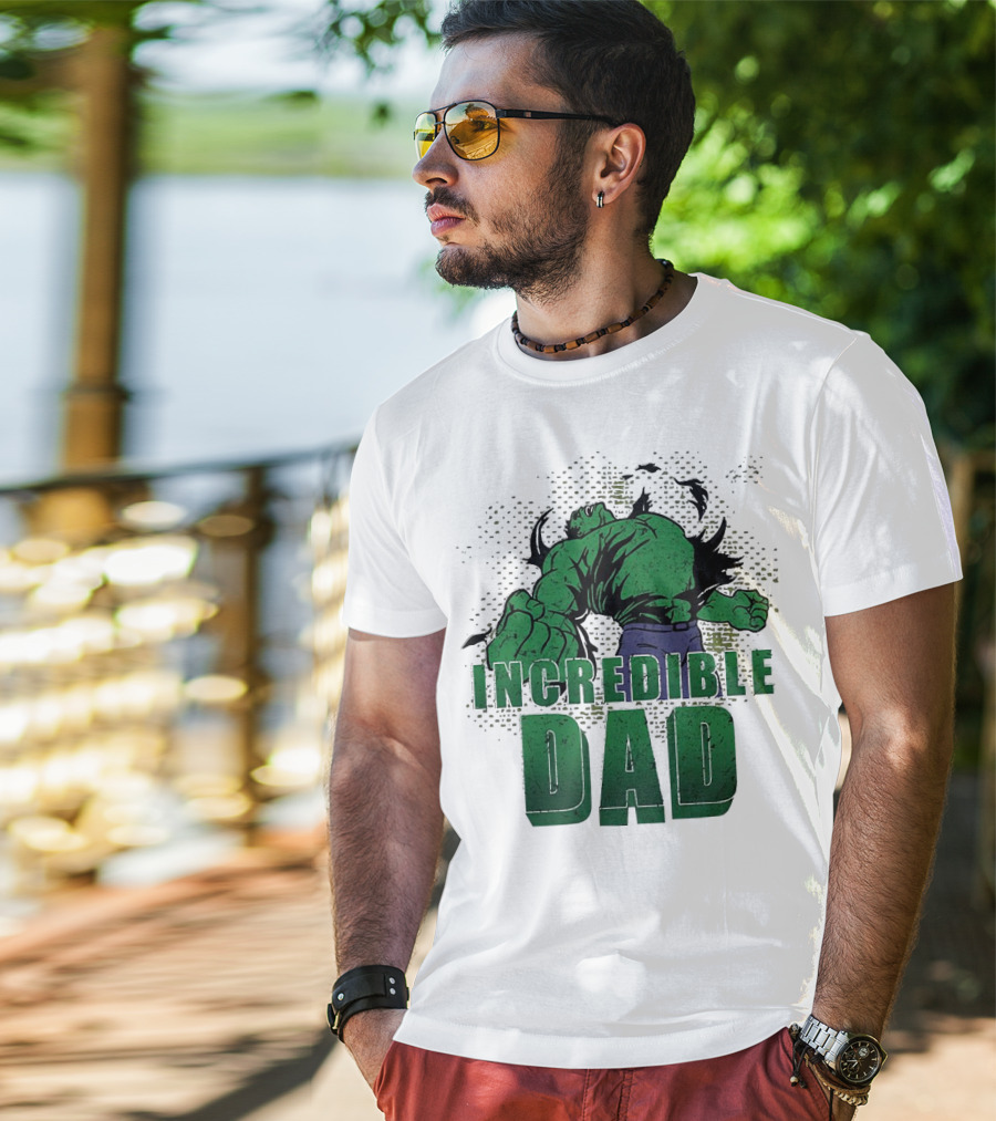 Marvel Hulk Father's Day Incredible Dad Hero T-Shirt