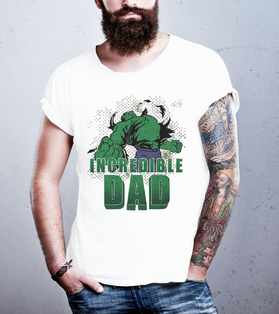 Marvel Hulk Father's Day Incredible Dad Hero T-Shirt
