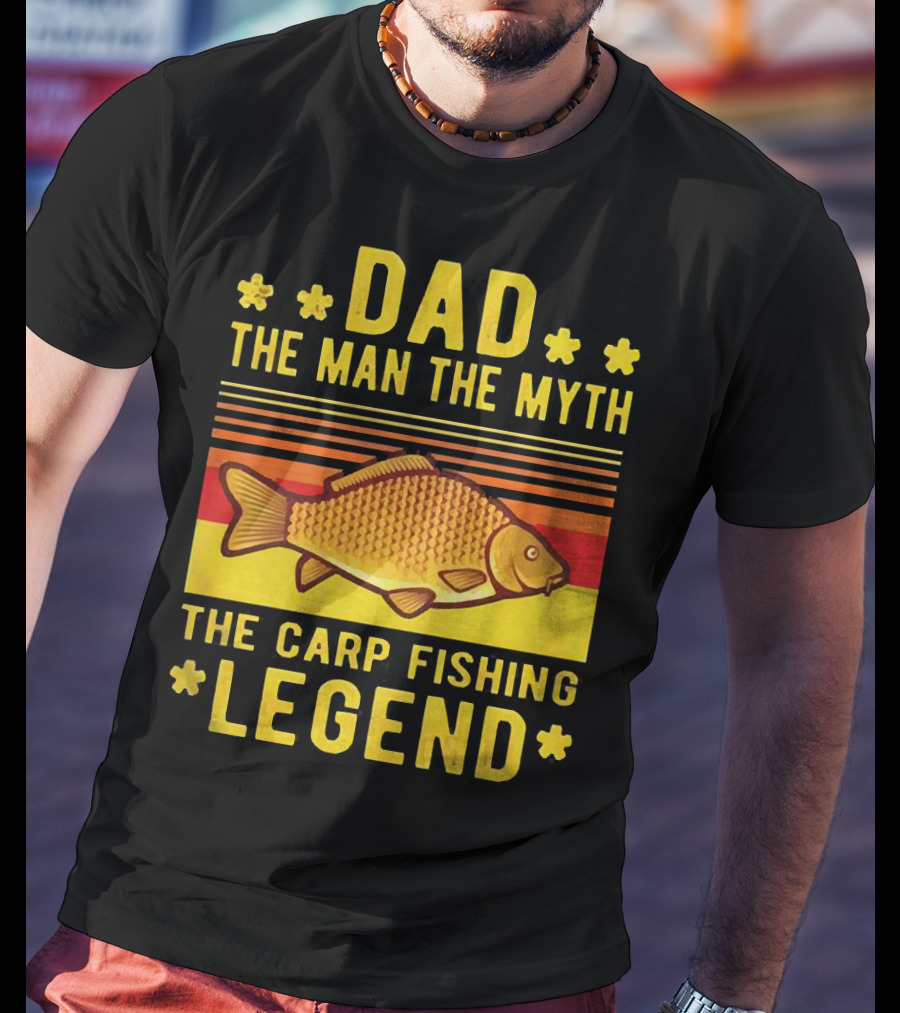 Dad The Man The Myth The Carp Fishing Legend Classic T-Shirt