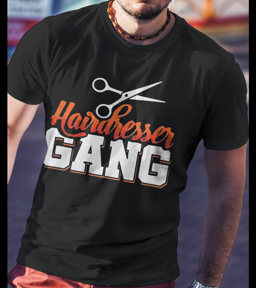 Hairdresser Gang Scissors T-Shirt