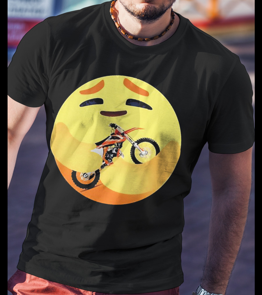 Icon Care Hug Terrain Motorcycle Emoji T-Shirt