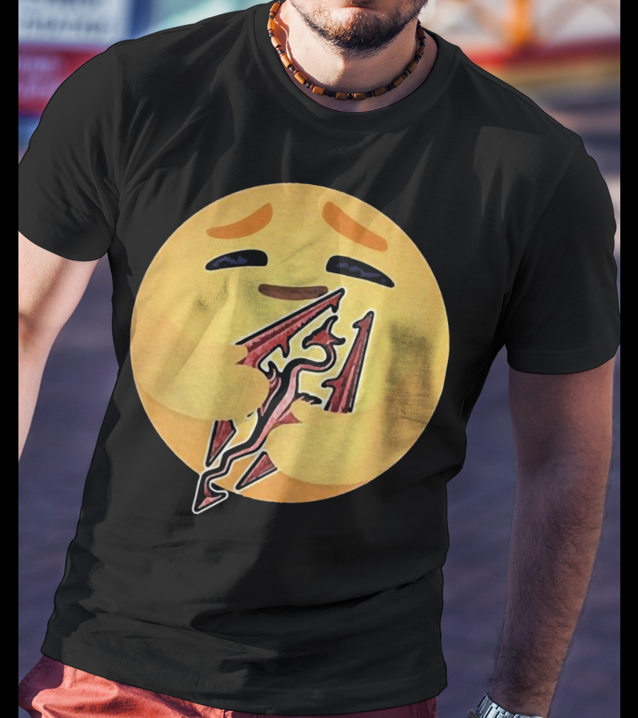 Happy Emoji Hugging Skyrim T-Shirt