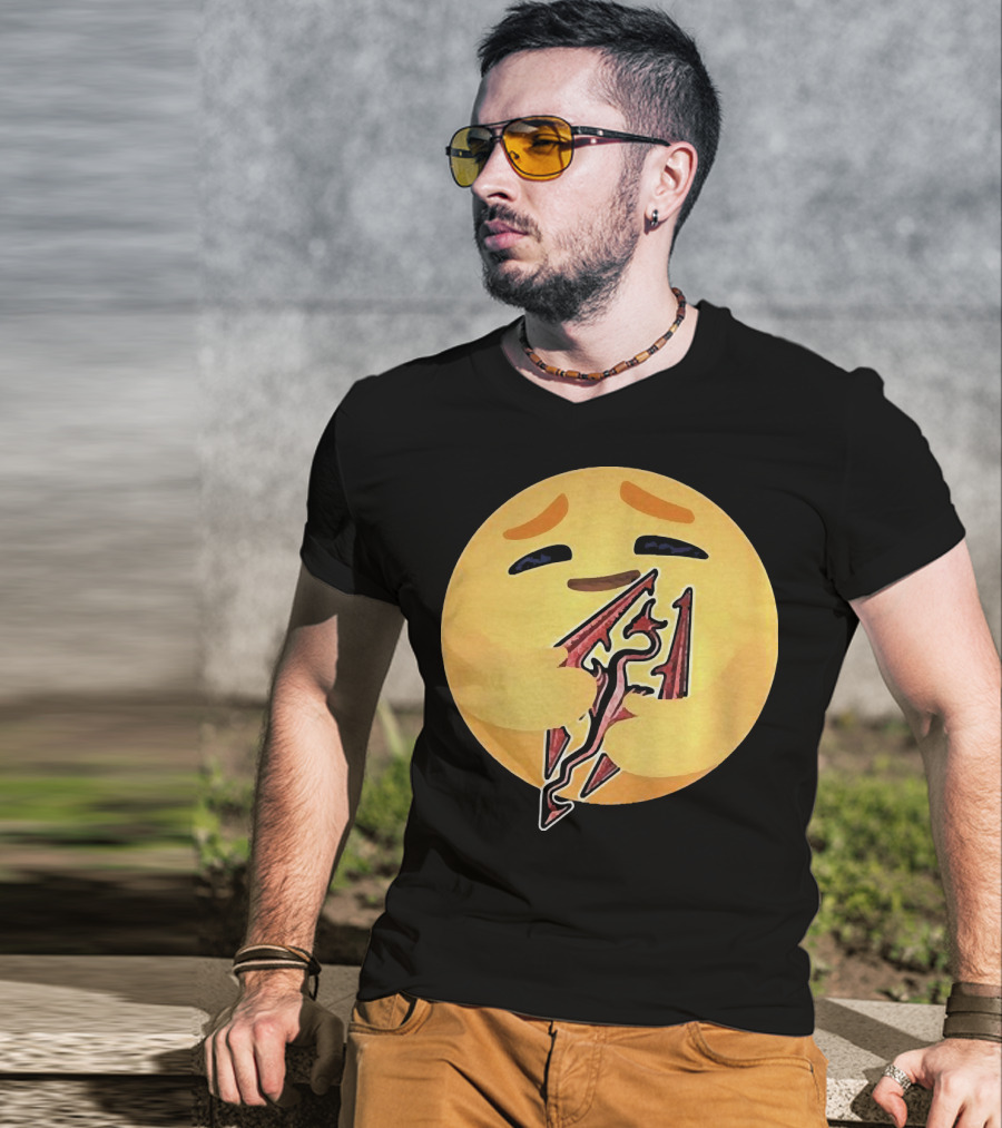 Happy Emoji Hugging Skyrim T-Shirt