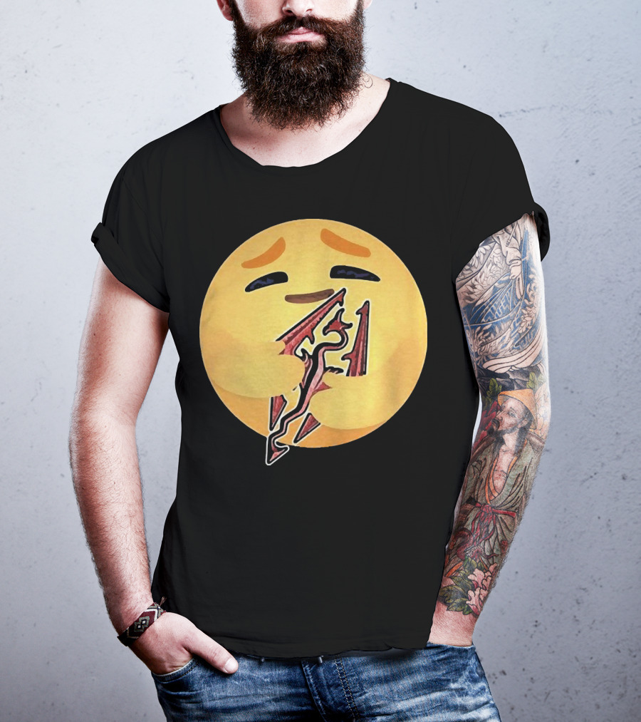 Happy Emoji Hugging Skyrim T-Shirt