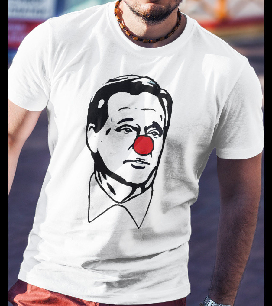 Matt Patricia Goodell Clown NFL Red Nose Iconic Image T-Shirt