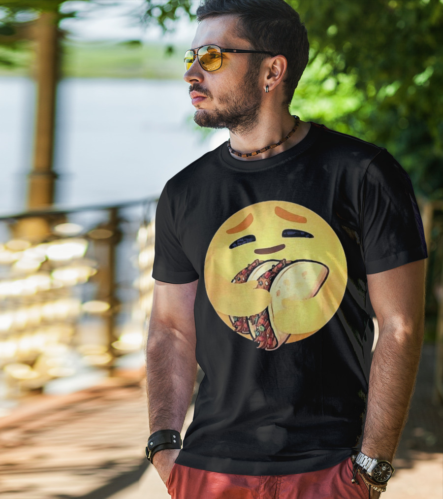 Care Emoji Hugging Tacos T-Shirt