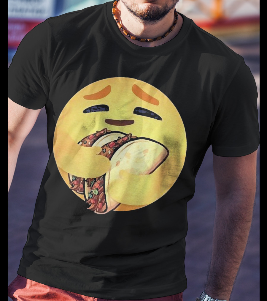 Care Emoji Hugging Tacos T-Shirt