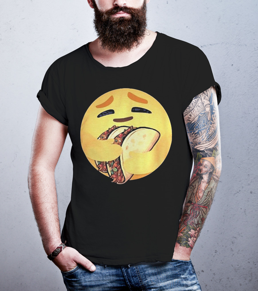 Care Emoji Hugging Tacos T-Shirt