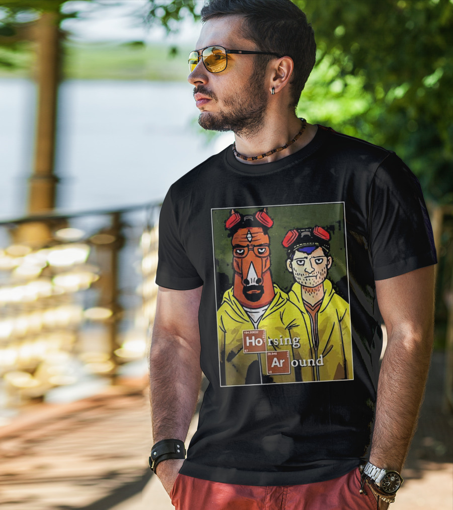 Breaking Bad Horsing Around Funny Chemistry Elements T-Shirt