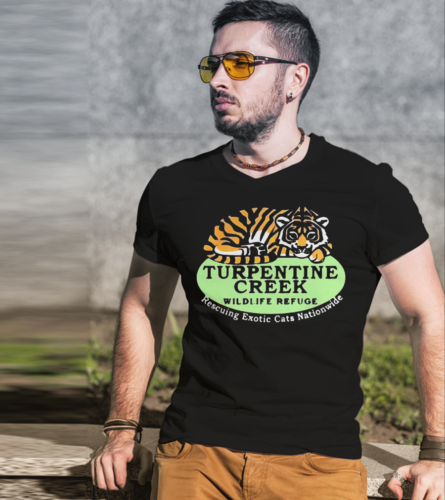 Turpentine Creek Wildlife Refuge Rescuing Exotic Cats Nationwide T-Shirt
