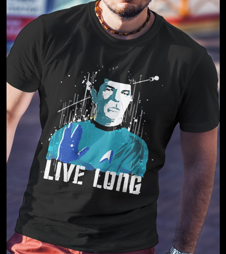 Star Trek Spock Live Long Vulcan Salute Iconic T-Shirt