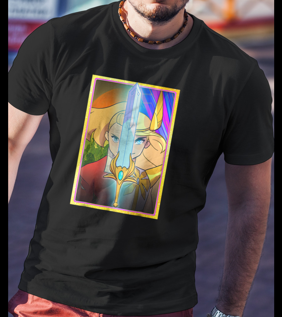 DreamWorks She Ra Adora Split Sword Transformation T-Shirt