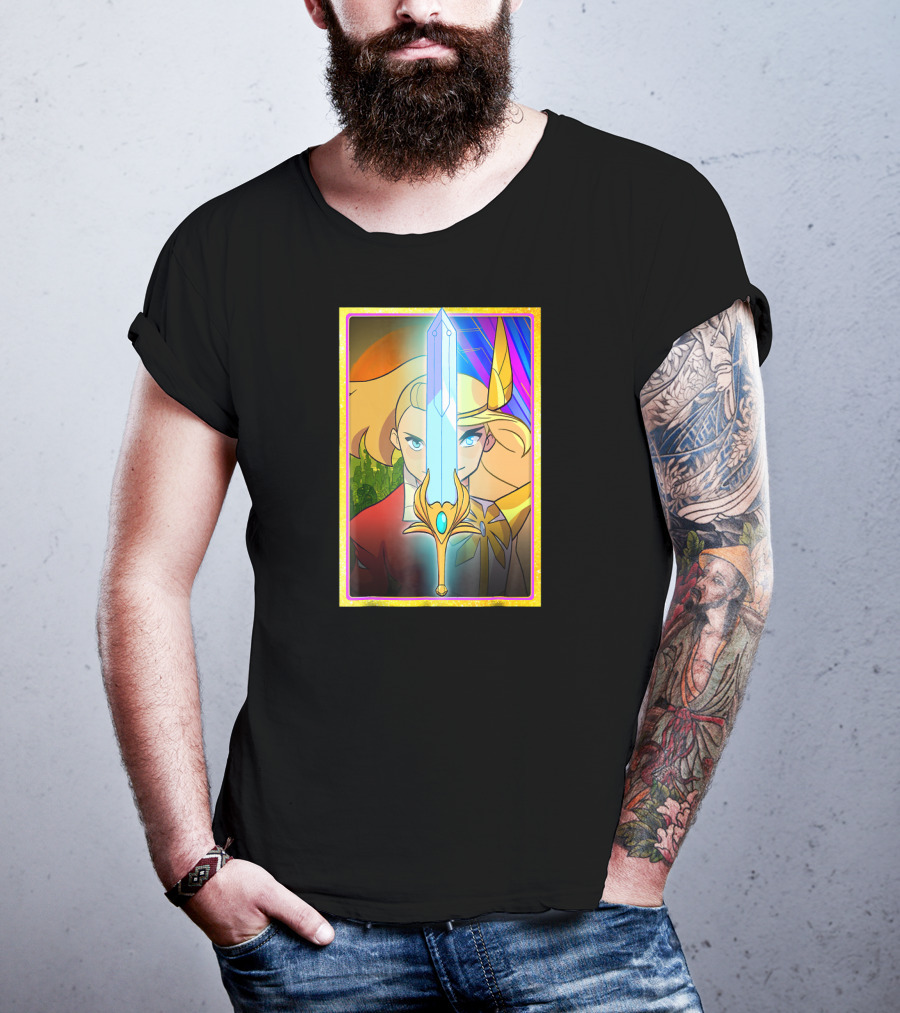 DreamWorks She Ra Adora Split Sword Transformation T-Shirt