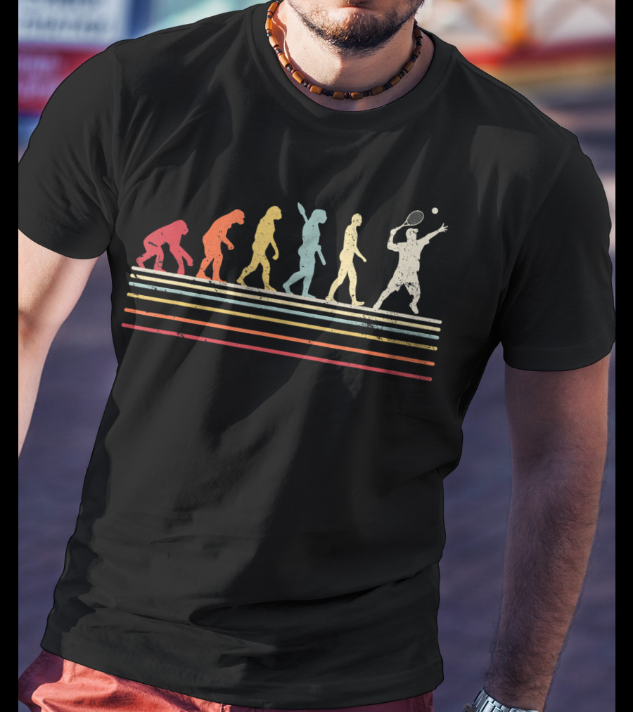 Funny Tennis Evolution T-Shirt