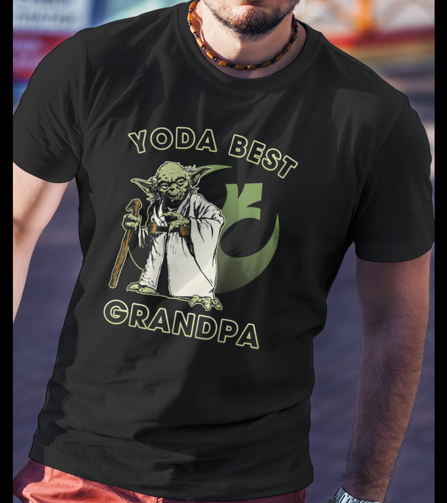 Star Wars Yoda Best Grandpa Rebel Alliance T-Shirt