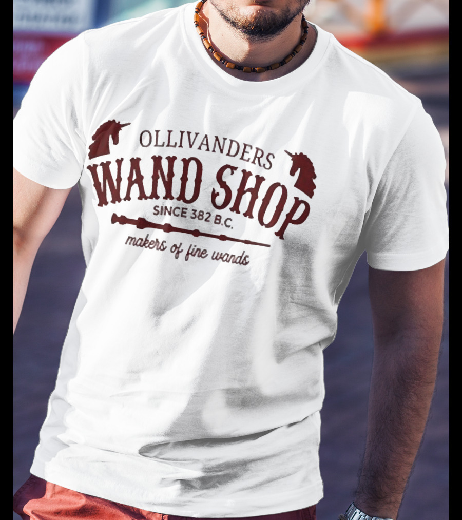 Ollivanders Wand Shop Since 382 B.C. Makers Of Fine Wands T-Shirt