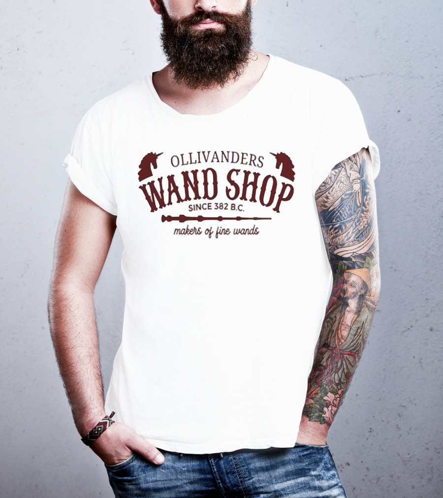 Ollivanders Wand Shop Since 382 B.C. Makers Of Fine Wands T-Shirt