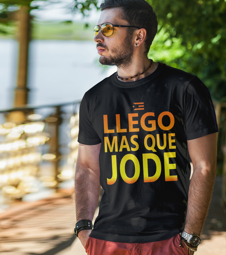 Llego Mas Que Jode Puerto Rican Flag T-Shirt