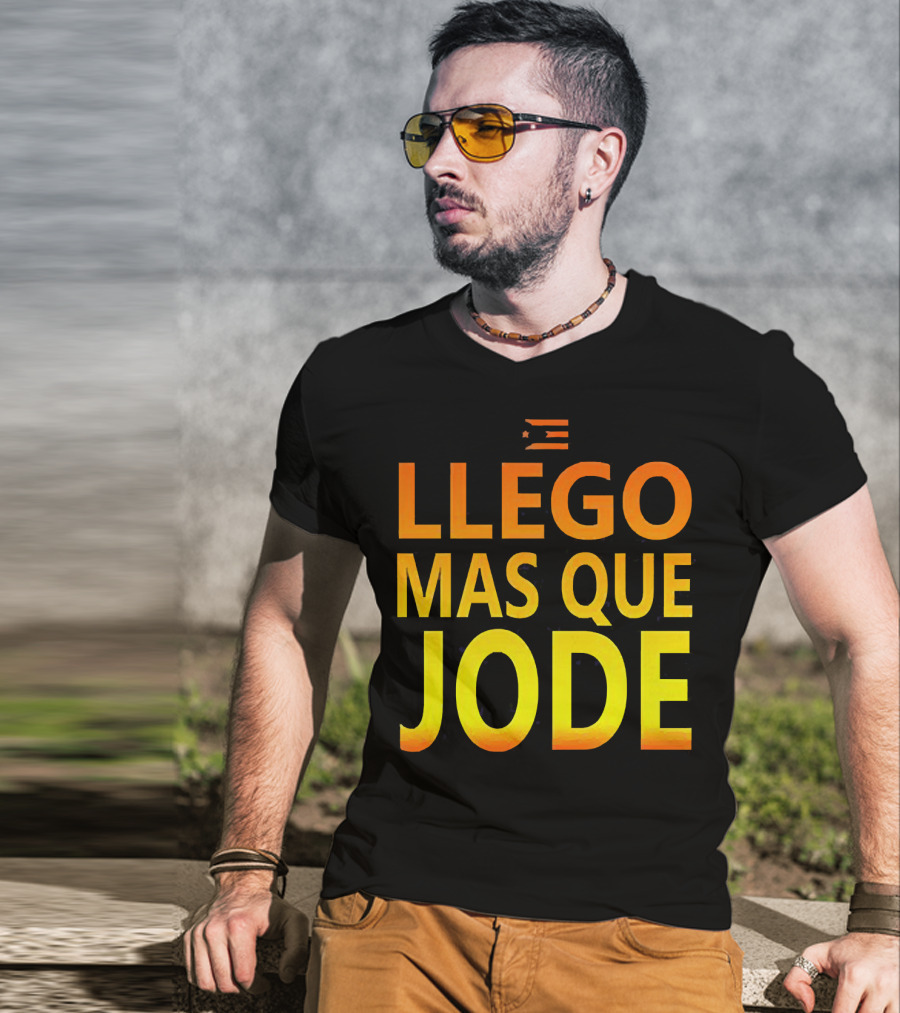 Llego Mas Que Jode Puerto Rican Flag T-Shirt